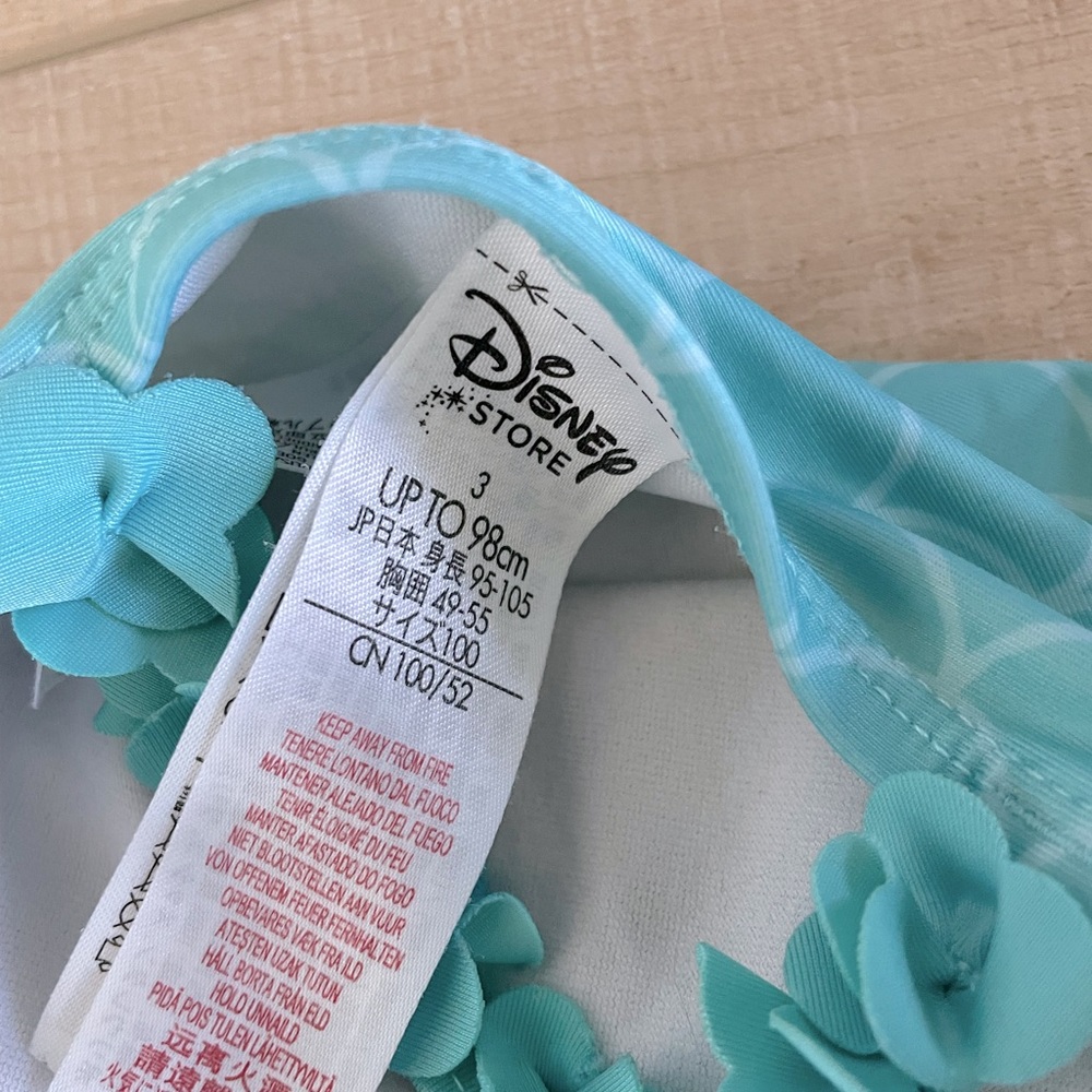 Disney Store - Little Mermaid Swimsuit (Size 3) - Picture 2 of 2